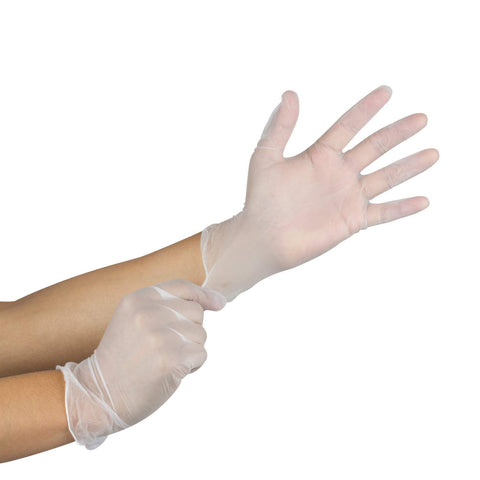 GPS Vinyl Exam Disposable Gloves Powder Free - Sizes S-XL