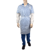 Isolation Gown, Infection Control, Non-Woven Material, Disposable, White