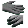 TA320 Chilly Grip H2O Water Resistant Gray Gloves, Thermal Liner, Black Nitrile Coated Palm, Sizes S-XL