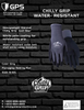 TA320 Chilly Grip H2O Water Resistant Gray Gloves, Thermal Liner, Black Nitrile Coated Palm, Sizes S-XL