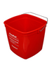 Sanitation Bucket Red 6 Qt., Food Service Safety