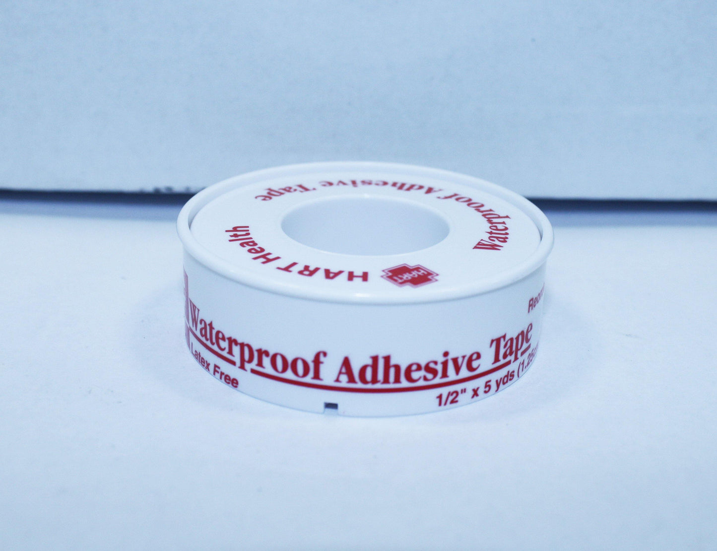 Plastic Adhesive Tape, 1/2" x 5 yds, Waterproof, Sold By Each - GPSFoodService